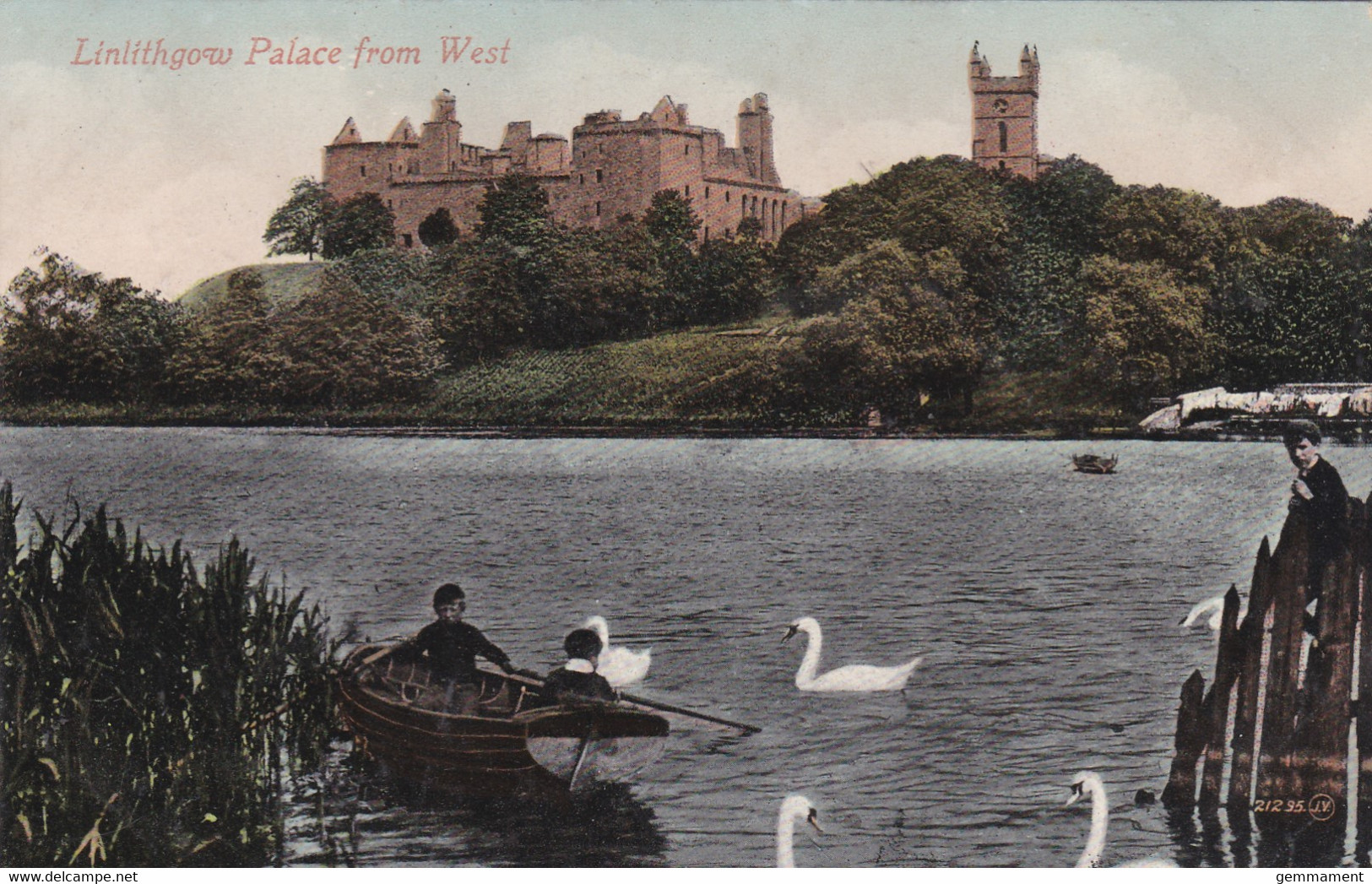 LINLITHGOW PALACE FROM THE WEST - West Lothian
