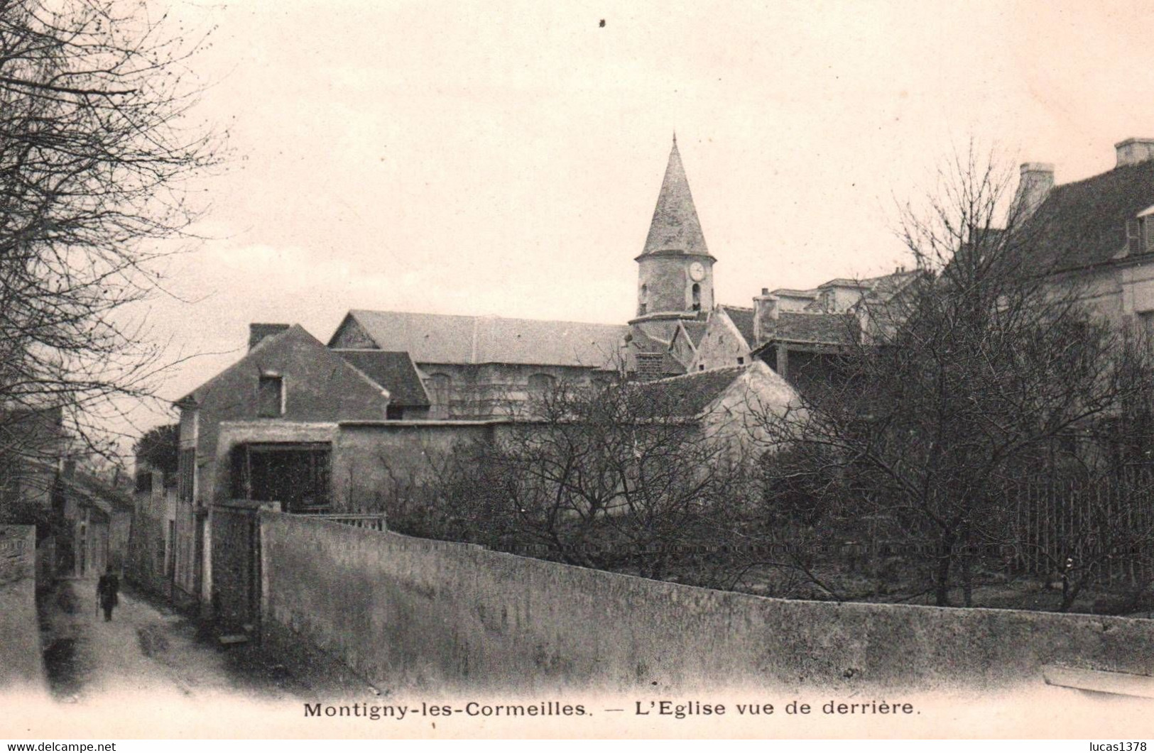 95 / MONTIGNY LES CORMEILLES / L EGLISE VUE DE DERRIERE / BREGER FRERES - Montigny Les Cormeilles