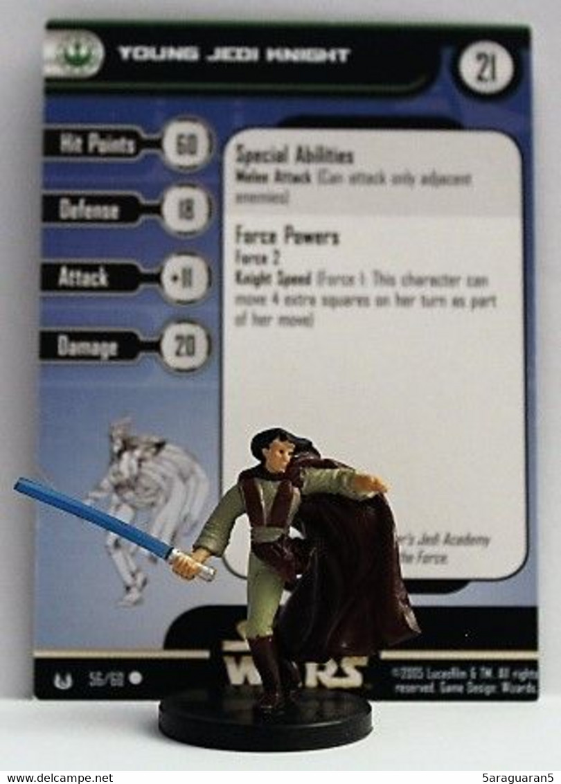 Star Wars Miniatures - Universe - 56 - Young Jedi Knight - Commune - Autres & Non Classés