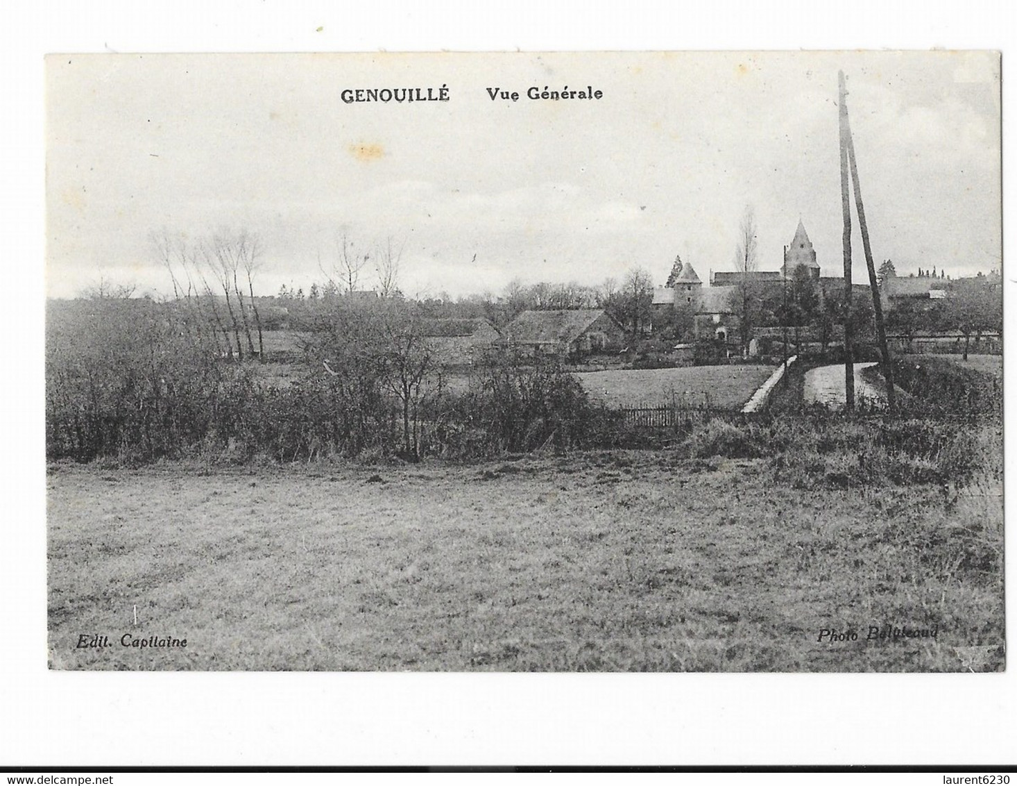 Genouillé - Vue Générale - édit. Capilaine  + Verso - Sonstige & Ohne Zuordnung