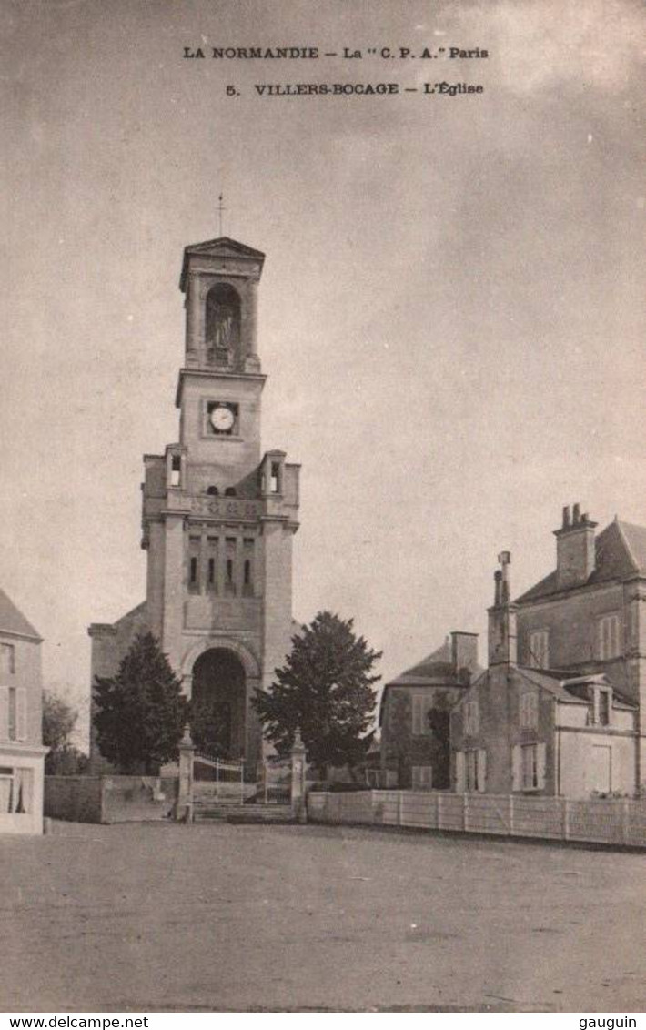 CPA - VILLERS BOCAGE - L'EGLISE - Edition C.P.A.Paris - Other & Unclassified