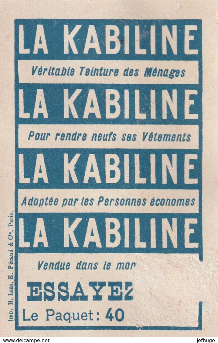 981 - LA VINAIGRETTE SOUS HENRI IV . LA KABILINE .SCANS RECTO VERSO - Other & Unclassified