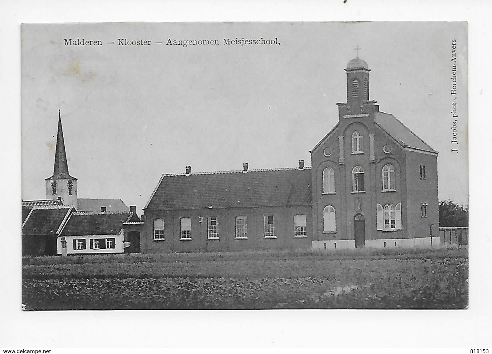 Malderen - Klooster -Aangenomen Meisjesschool 1913 - Londerzeel