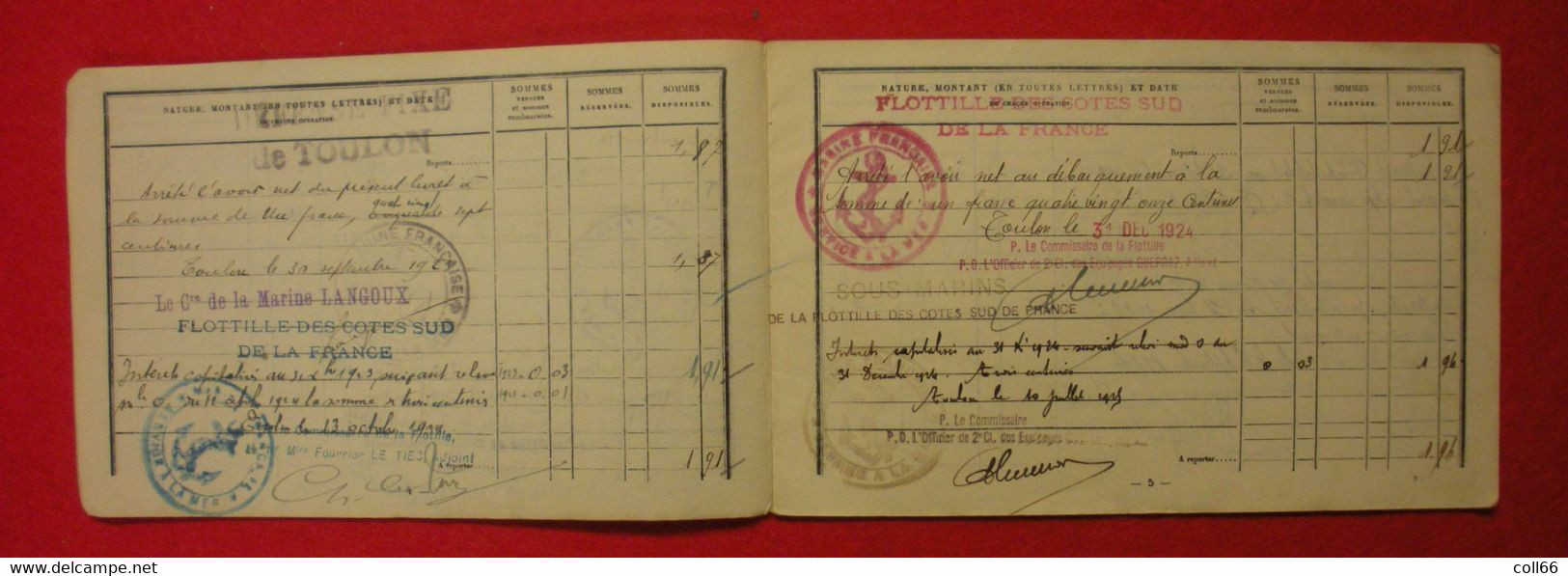 1922-1940 Marine Nationale Lot documents François Bedrignans Catalan Rivesaltes 66 Certificats Permes cahiers Solde AFN