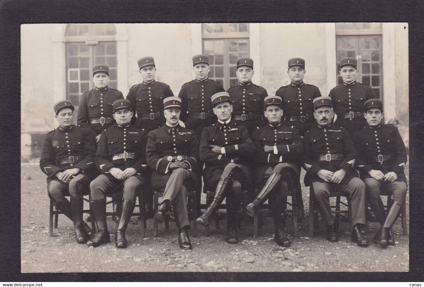 CPA Haut-Rhin 68 Neuf Brisach Carte Photo Gendarmes Voir Dos - Neuf Brisach