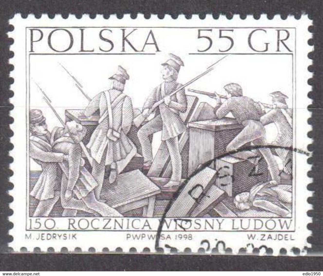 Poland 1998 - Revolutions Of 1848 (Spring Of Nations) - Mi 3701 - Used - Oblitérés