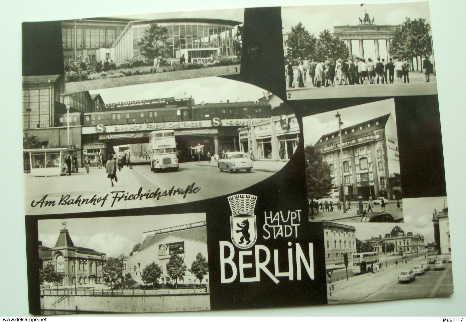 Berlin  Mehrbildkarte - Friedrichshain