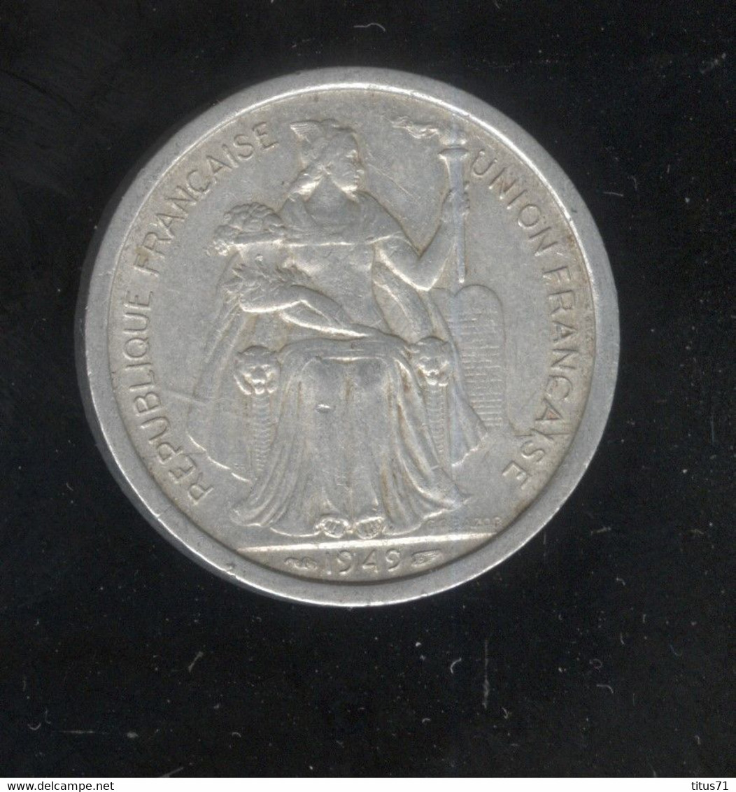 2 Francs Nouvelle Calédonie  1949 - Altri & Non Classificati