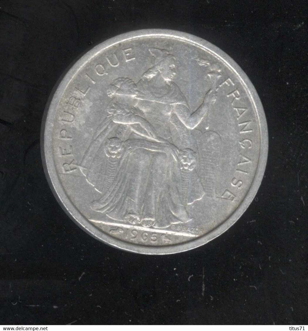 2 Francs Polynésie Française 1965 - French Polynesia