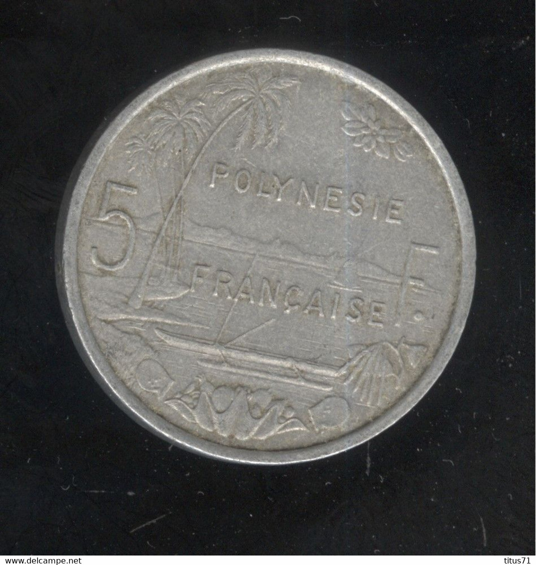 5 Francs Polynésie Française 1965 - French Polynesia