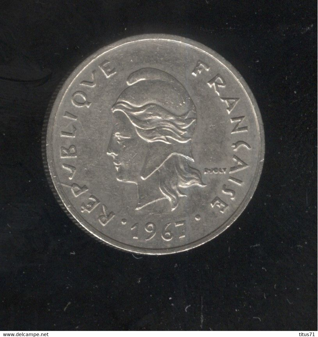 10 Francs Polynésie Française 1967 - Frans-Polynesië