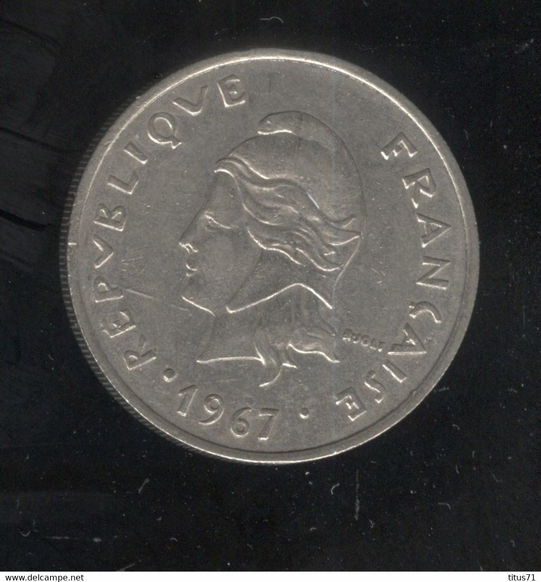 20 Francs Polynésie Française 1967 - Polinesia Francesa