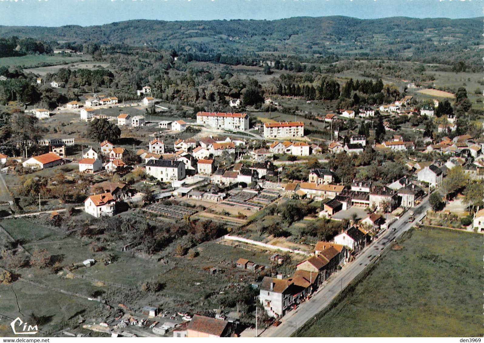 AMBAZAC - Vue Générale Aérienne Et H.L.M. - Ambazac