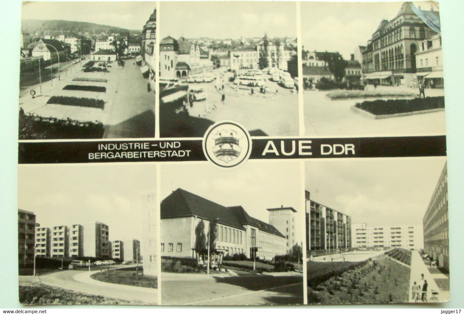 Aue Mehrbildkarte Von 1974 - Aue