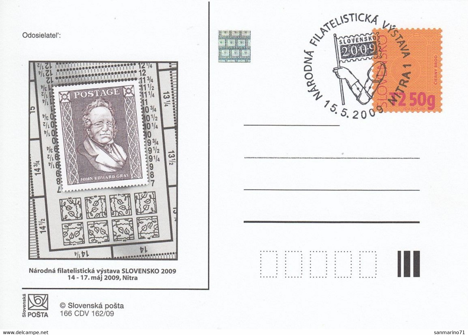 SLOVAKIA Postal Card 2 - Postkaarten