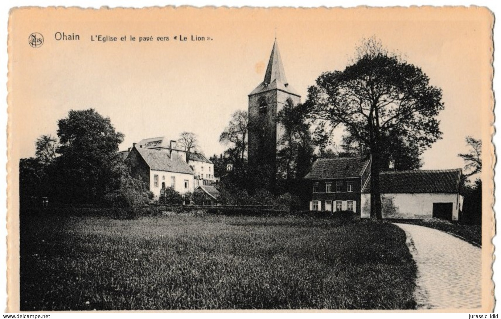 Ohain - L'Église Et Le Pavé Vers "Le Lion" - Lasne