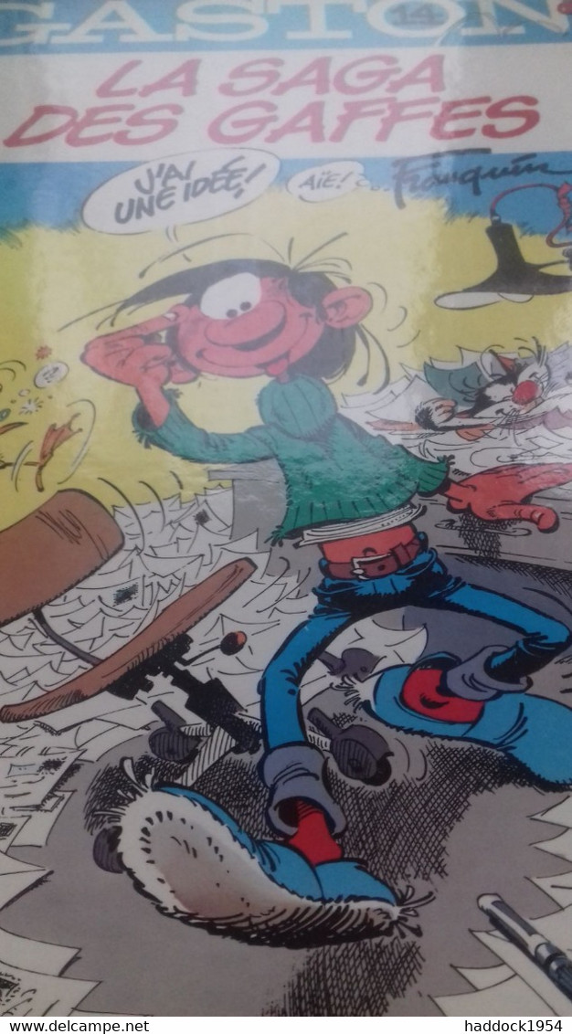 La Saga Des Gaffes Gaston  ANDRE FRANQUIN Dupuis 1982 - Gaston