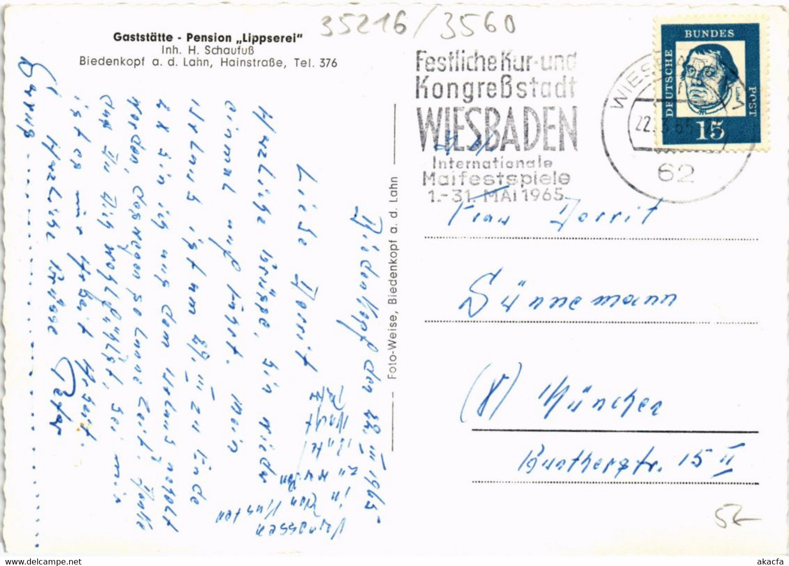 CPA AK Gruss Aus Biedenkopf GERMANY (1018128) - Biedenkopf