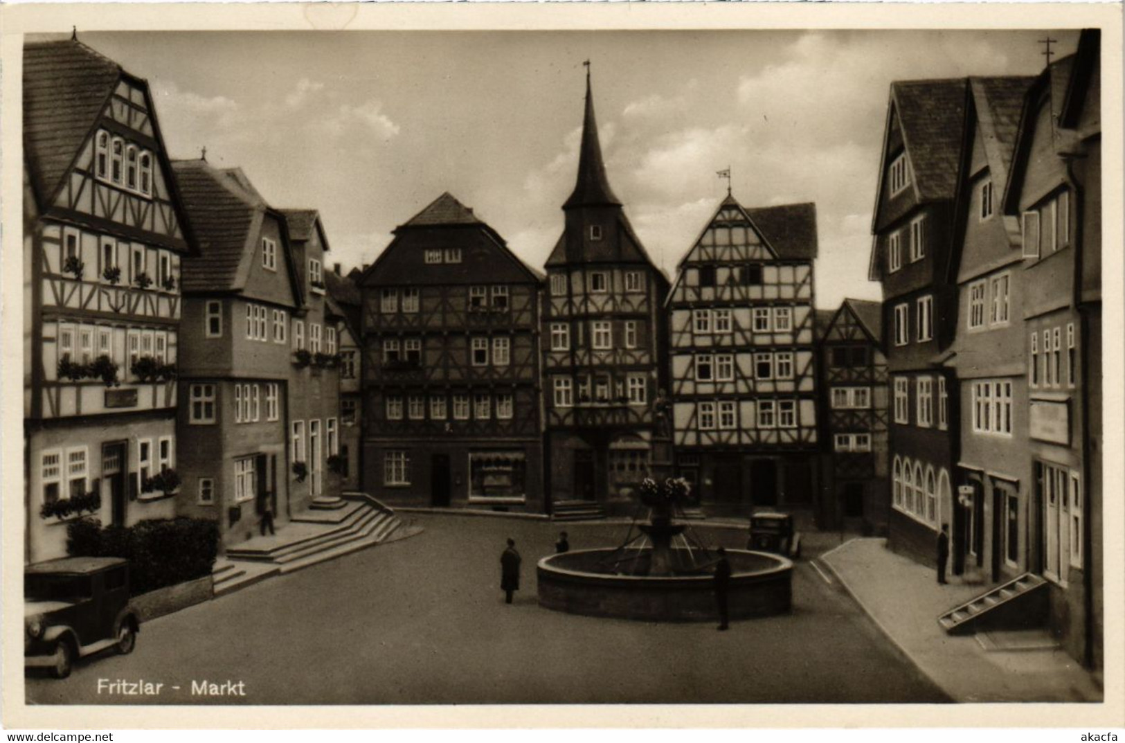 CPA AK Fritzlar Markt GERMANY (1018197) - Fritzlar