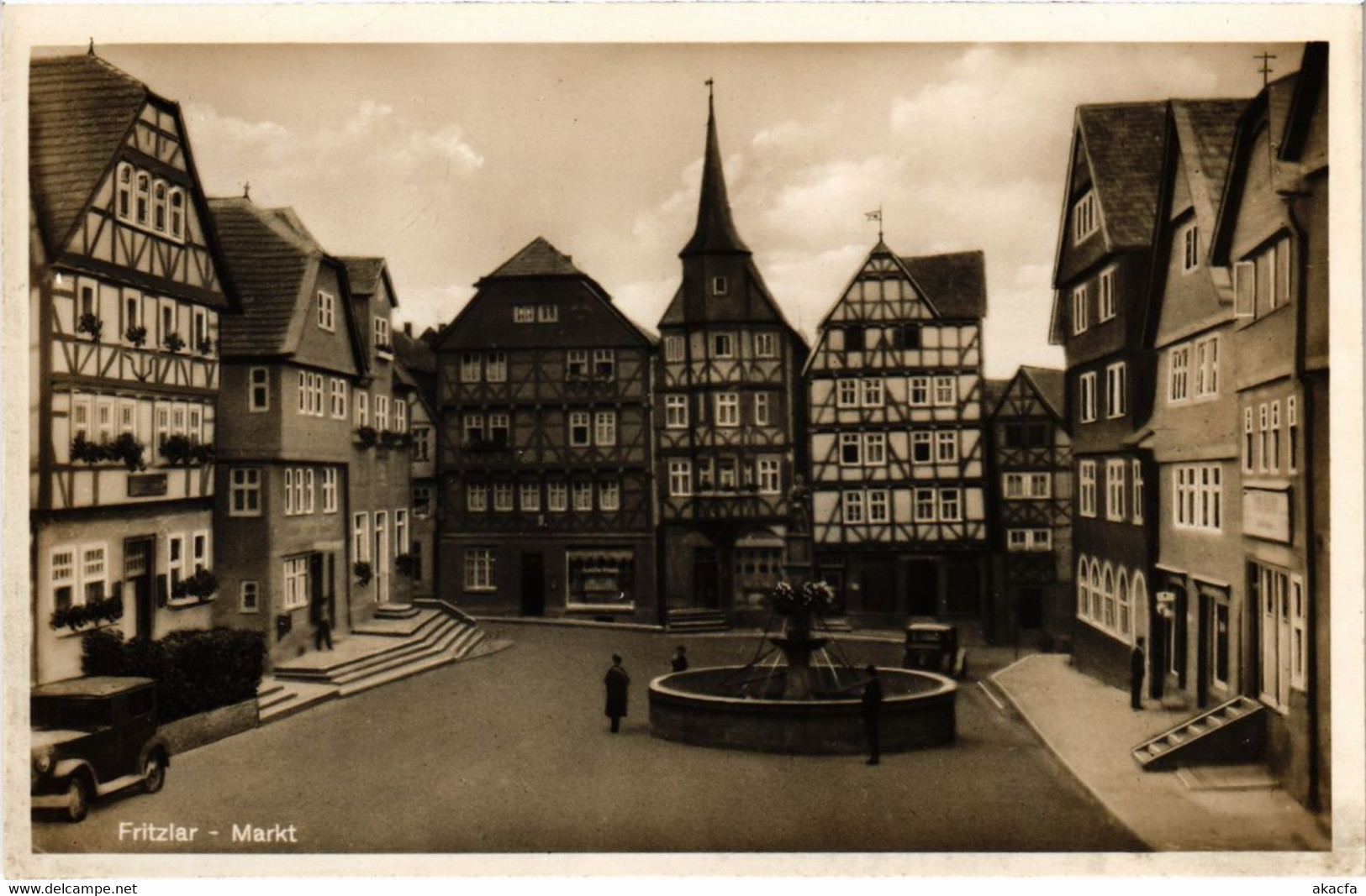 CPA AK Fritzlar Markt GERMANY (1018202) - Fritzlar