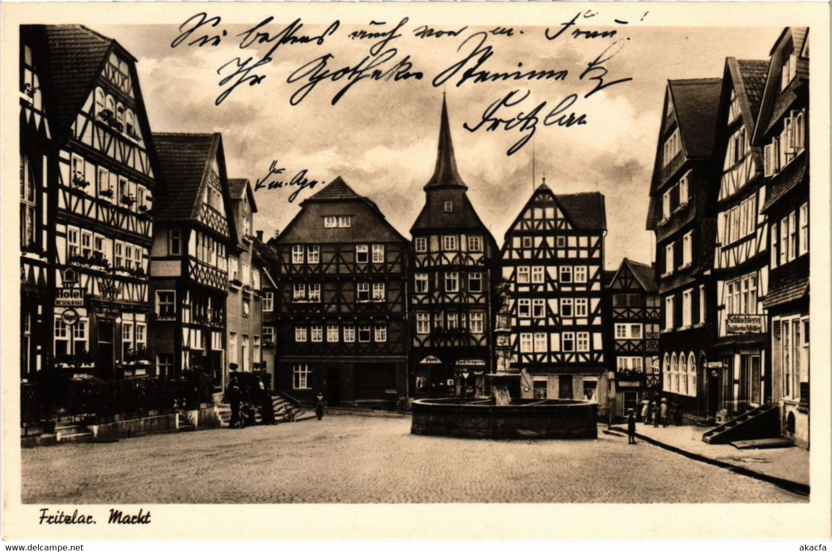 CPA AK Fritzlar Markt GERMANY (1018206) - Fritzlar