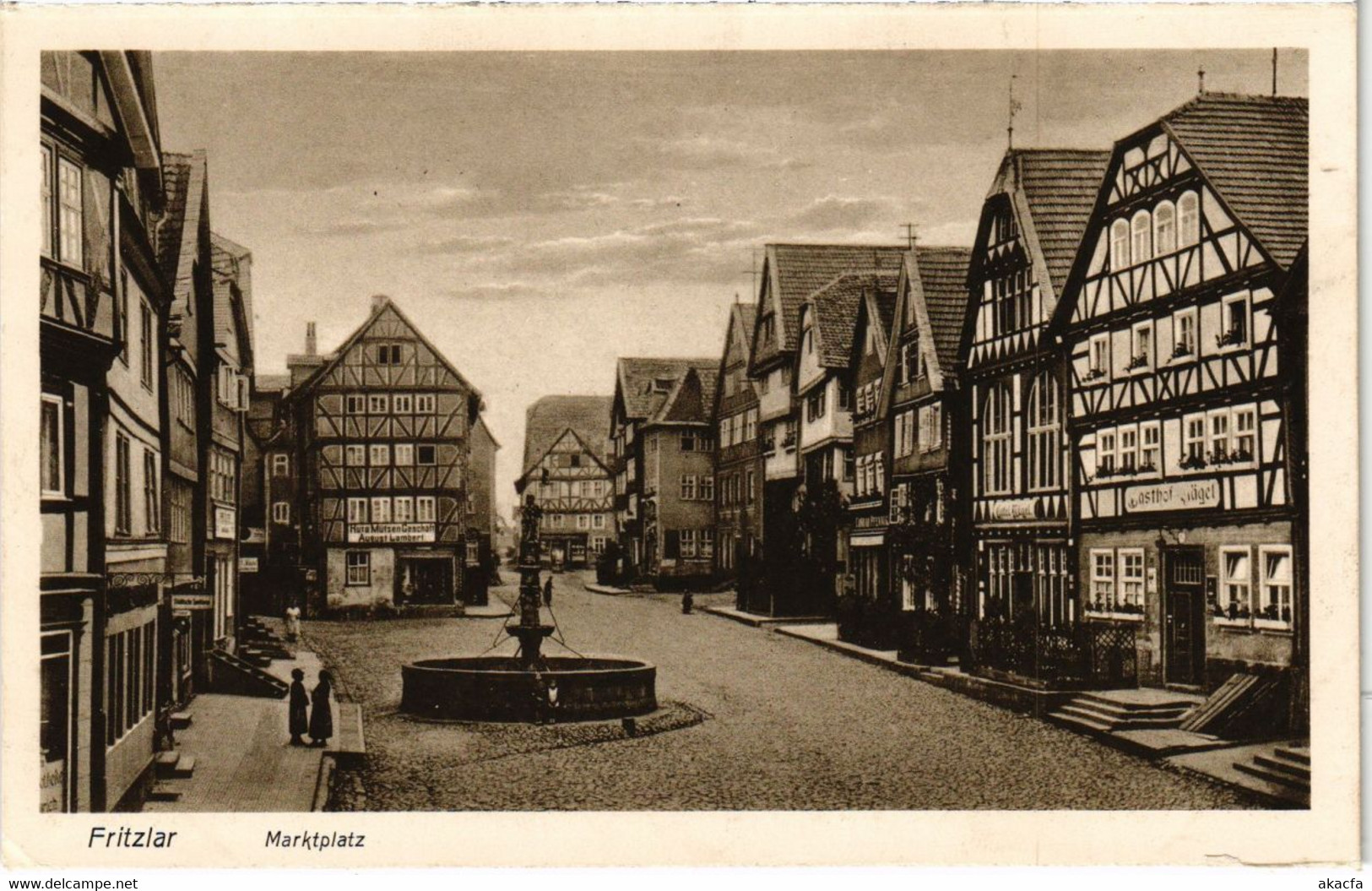 CPA AK Fritzlar Marktplatz GERMANY (1018207) - Fritzlar