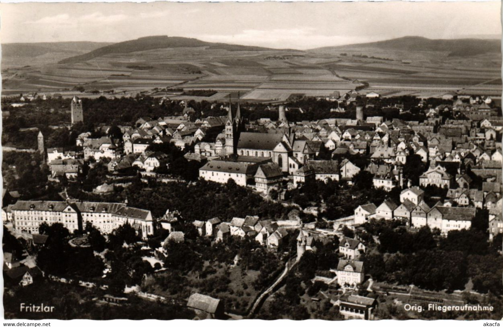 CPA AK Fritzlar Aerial View GERMANY (1018214) - Fritzlar