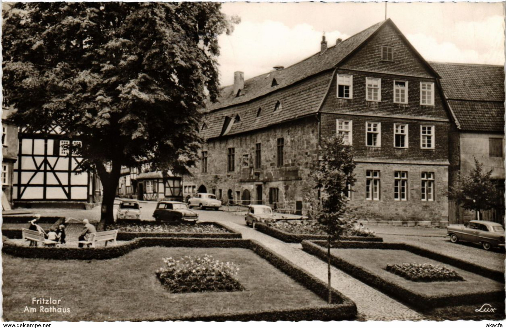 CPA AK Fritzlar Am Rathaus GERMANY (1018228) - Fritzlar