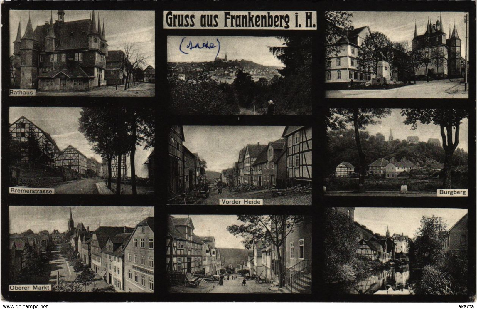 CPA AK Gruss Aus Frankenberg GERMANY (1018323) - Frankenberg (Eder)