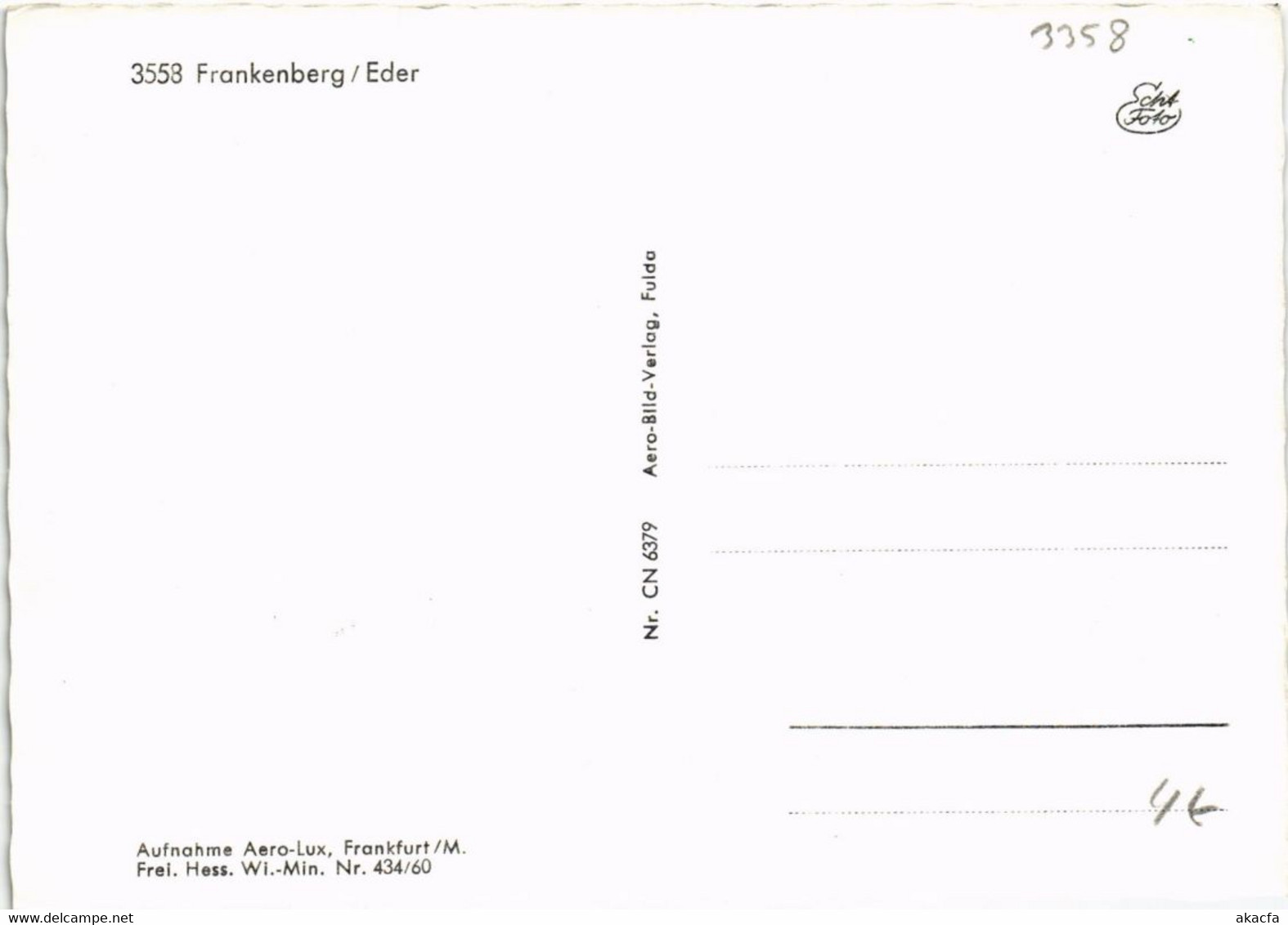 CPA AK Frankenberg Aerial View GERMANY (1018331) - Frankenberg (Eder)