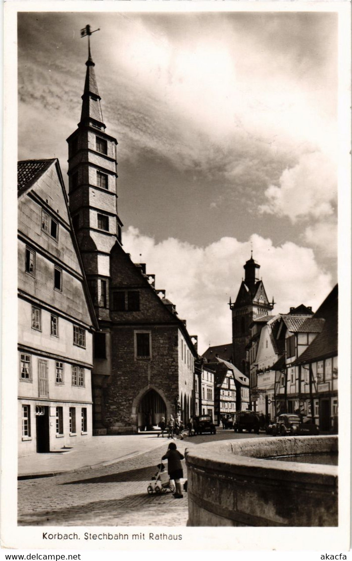 CPA AK Korbach Stechbahn Mit Rathaus GERMANY (1018338) - Korbach