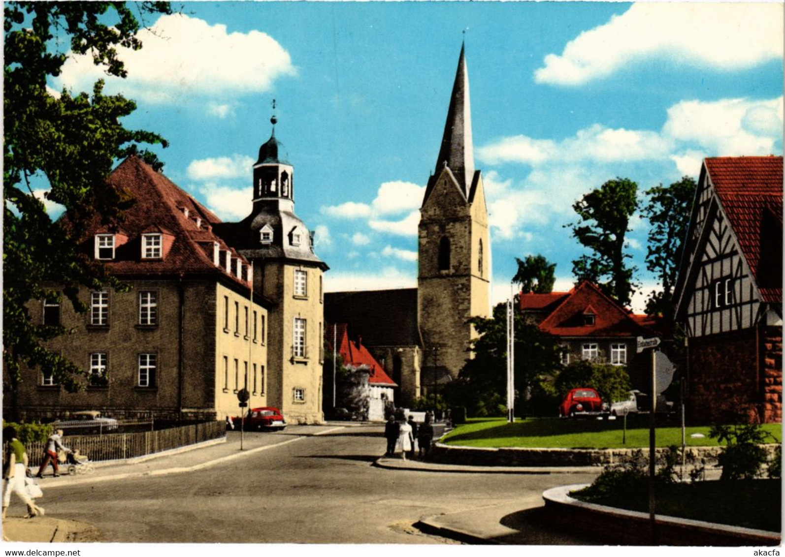 CPA AK Korbach Gericht U Nicolaikirche GERMANY (1018377) - Korbach