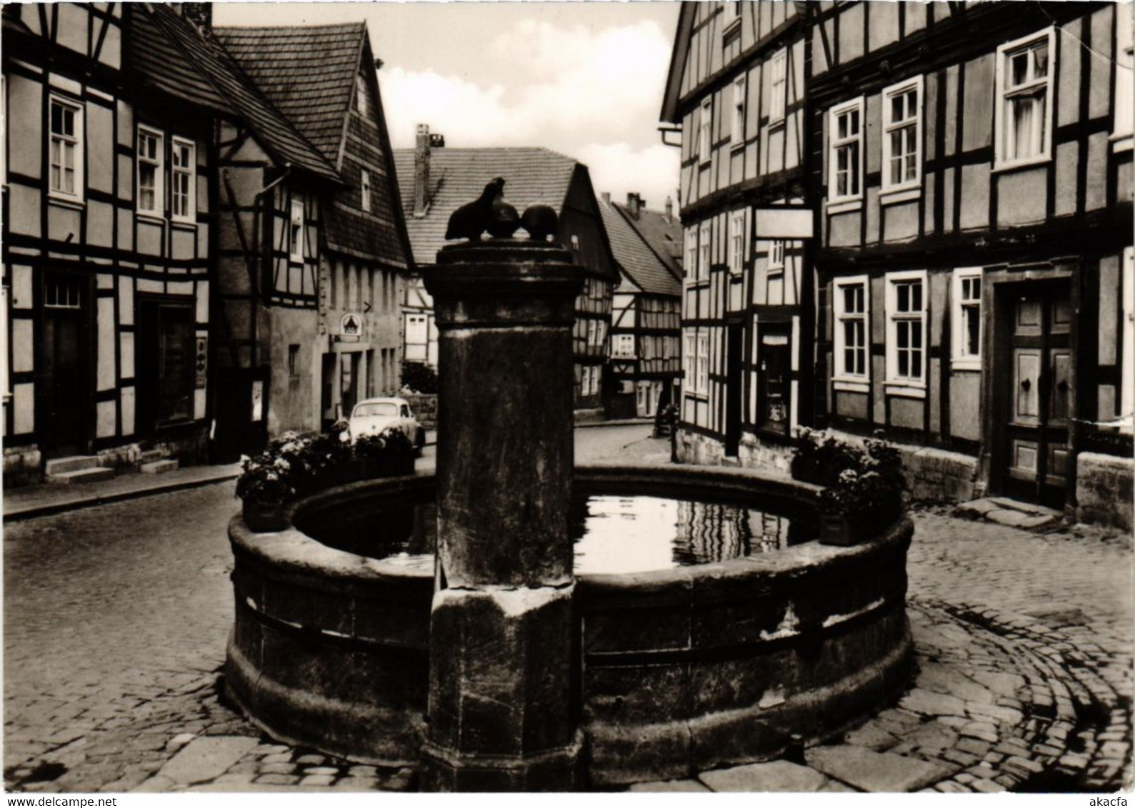 CPA AK Korbach Am Feldhuhnerchen-Brunnen GERMANY (1018380) - Korbach