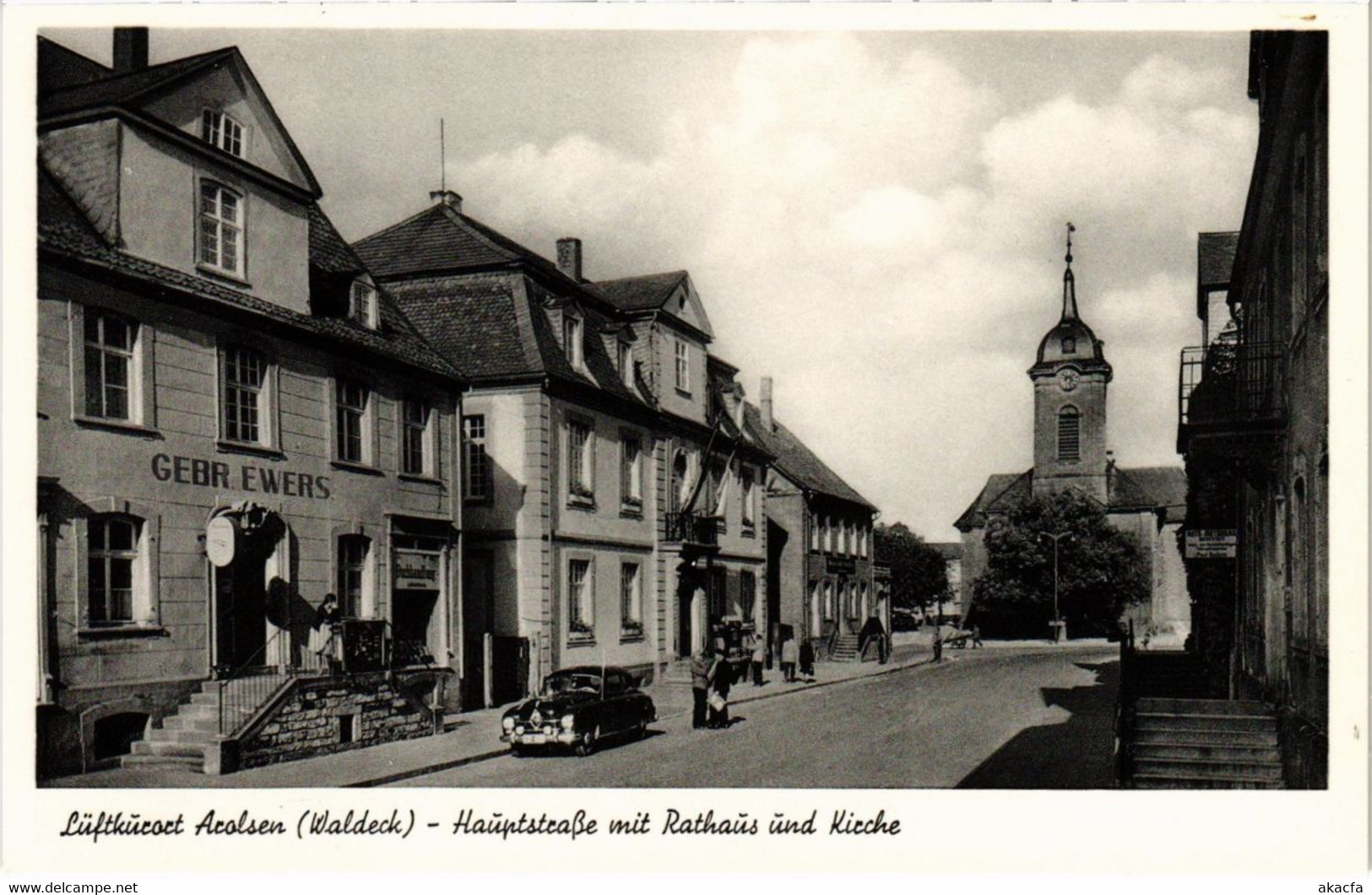 CPA AK Luftkurort Arolsen Hauptstrasse M Rathaus GERMANY (1018391) - Bad Arolsen