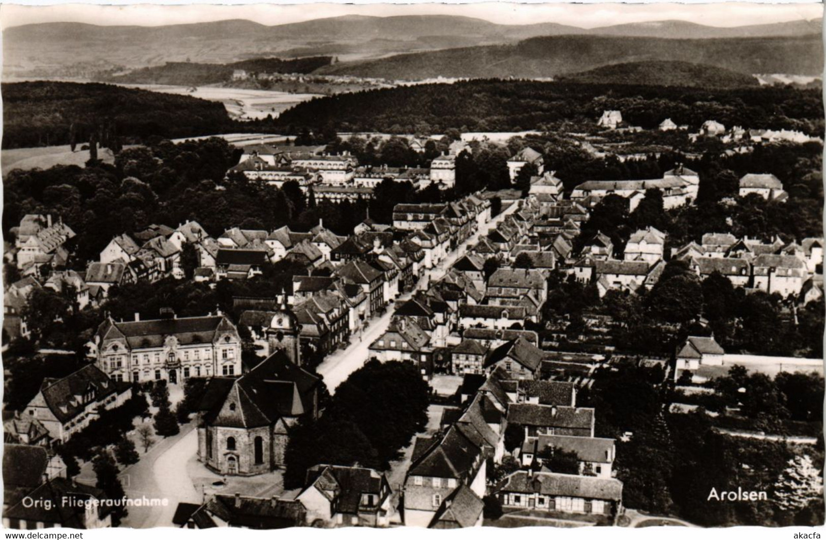 CPA AK Arolsen Aerial View GERMANY (1018395) - Bad Arolsen