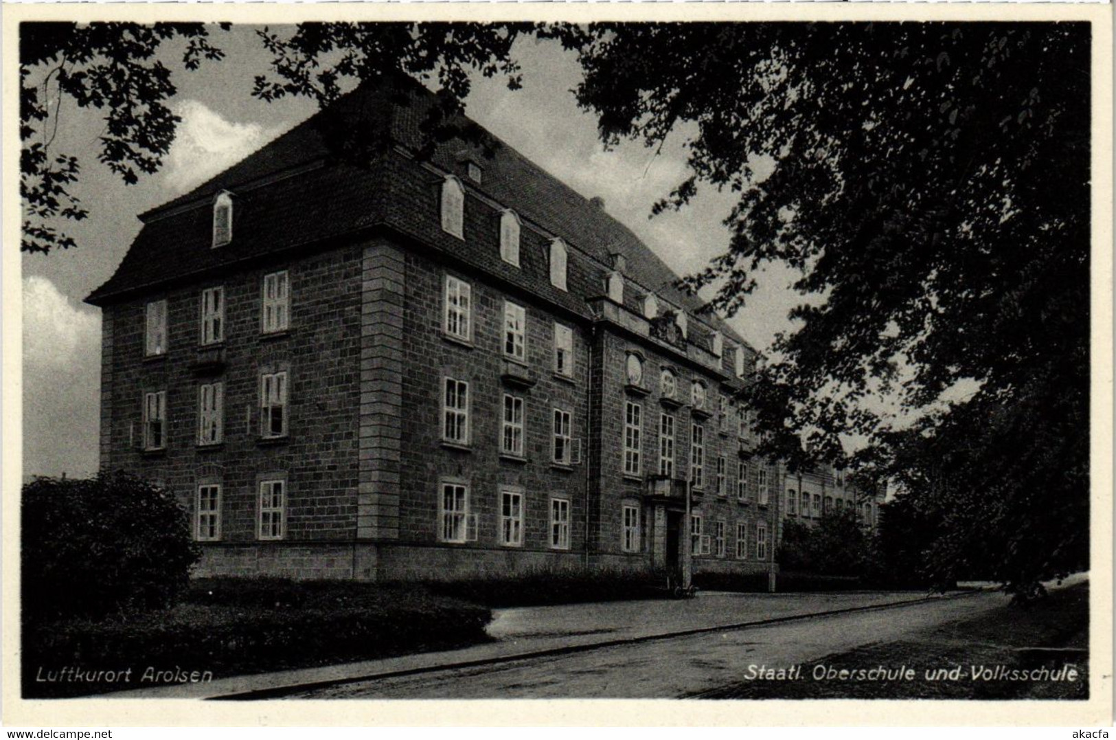 CPA AK Luftkurort Arolsen Staatl.Oberschule U Volksschule GERMANY (1018402) - Bad Arolsen