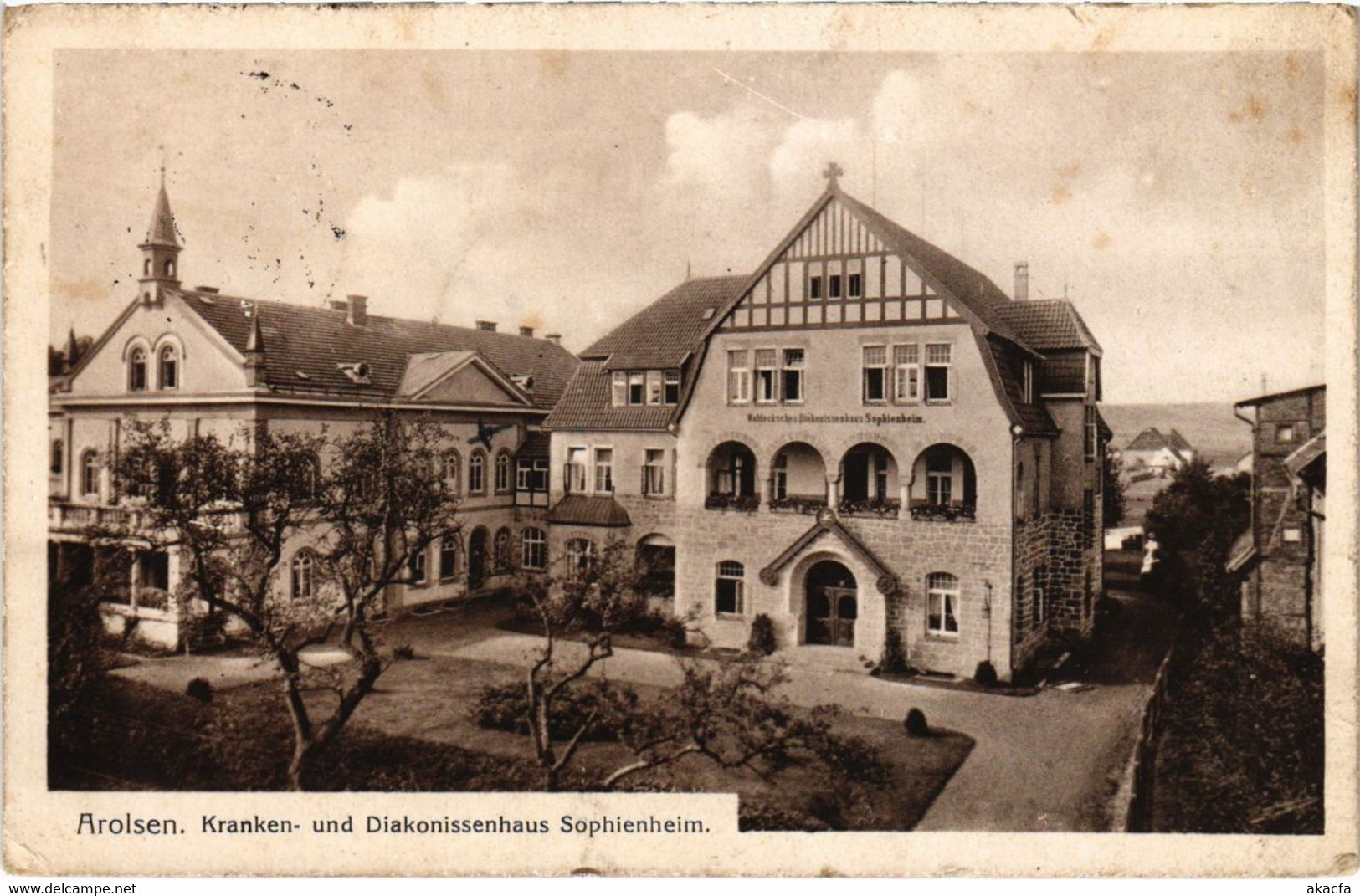 CPA AK Arolsen Kranken U Diakonissenhaus Sopienheim GERMANY (1018410) - Bad Arolsen