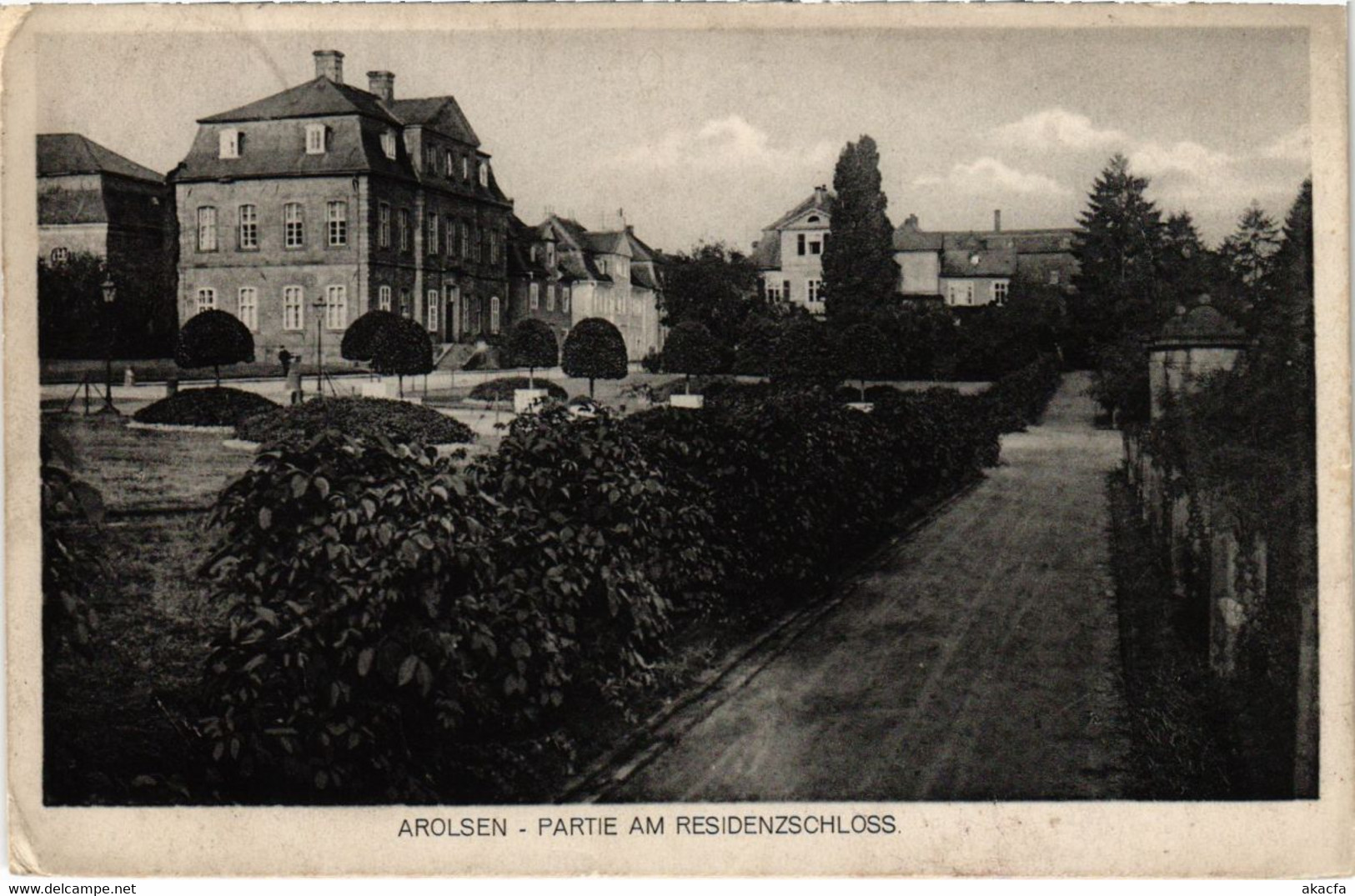 CPA AK Arolsen Partie Am Rezidenzschloss GERMANY (1018415) - Bad Arolsen