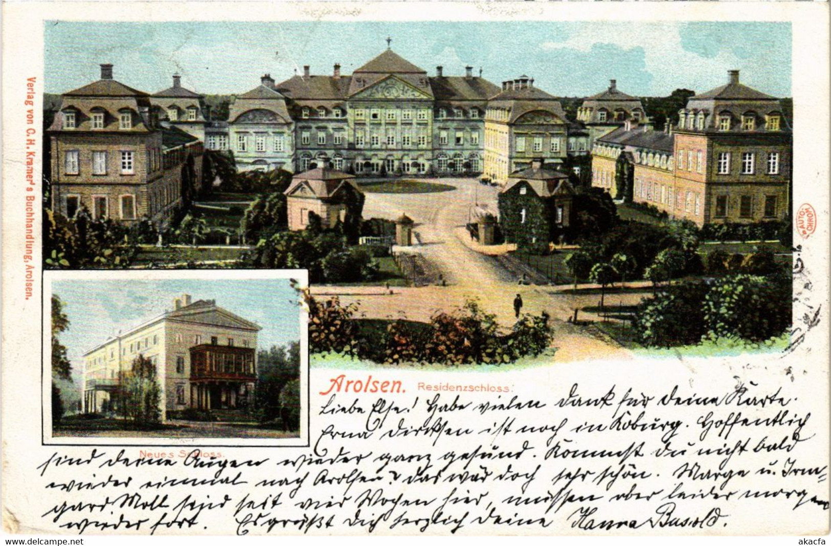 CPA AK Arolsen Residenzschloss GERMANY (1018421) - Bad Arolsen