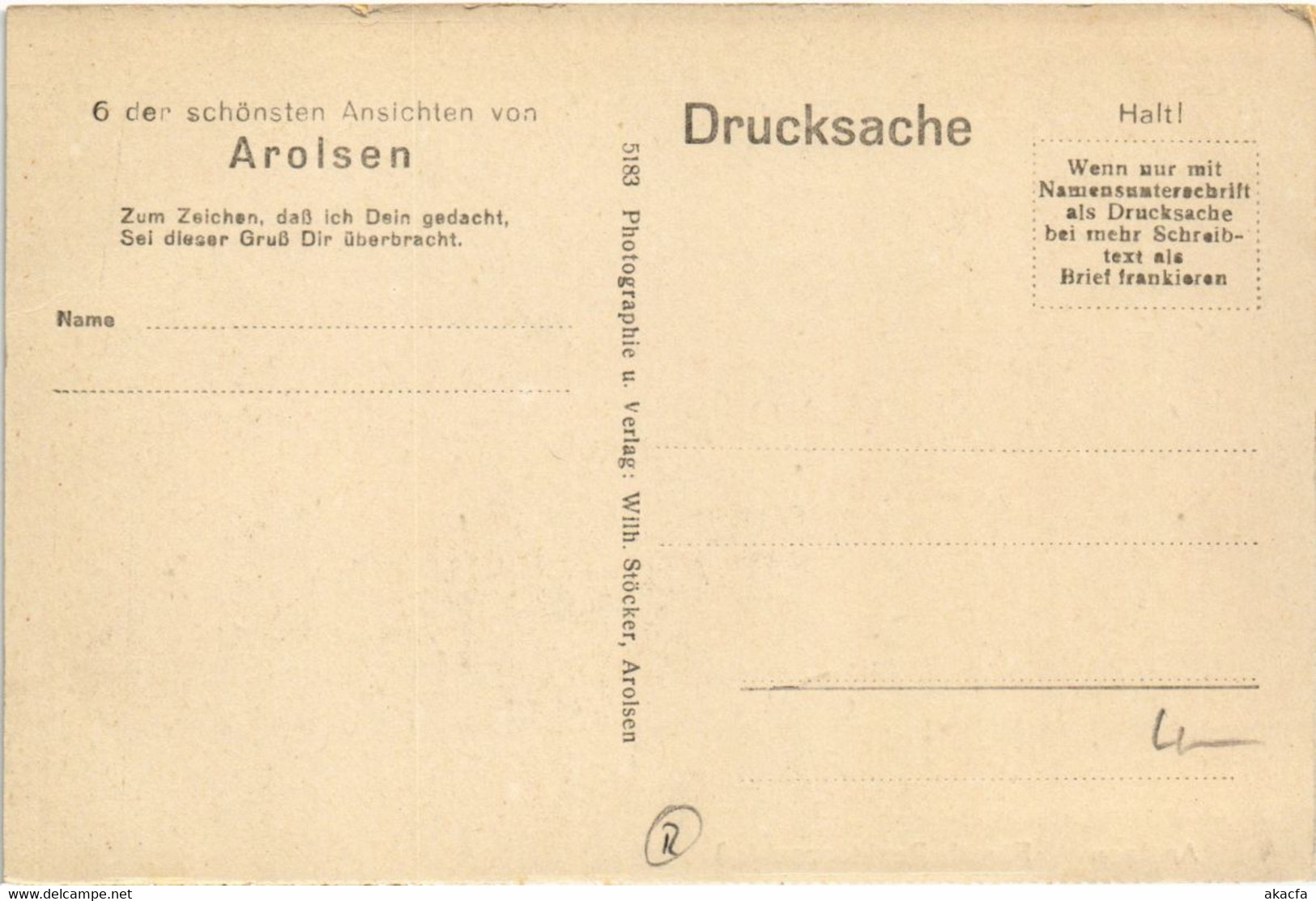 CPA AK Arolsen Furstliches Residenzschloss GERMANY (1018422) - Bad Arolsen