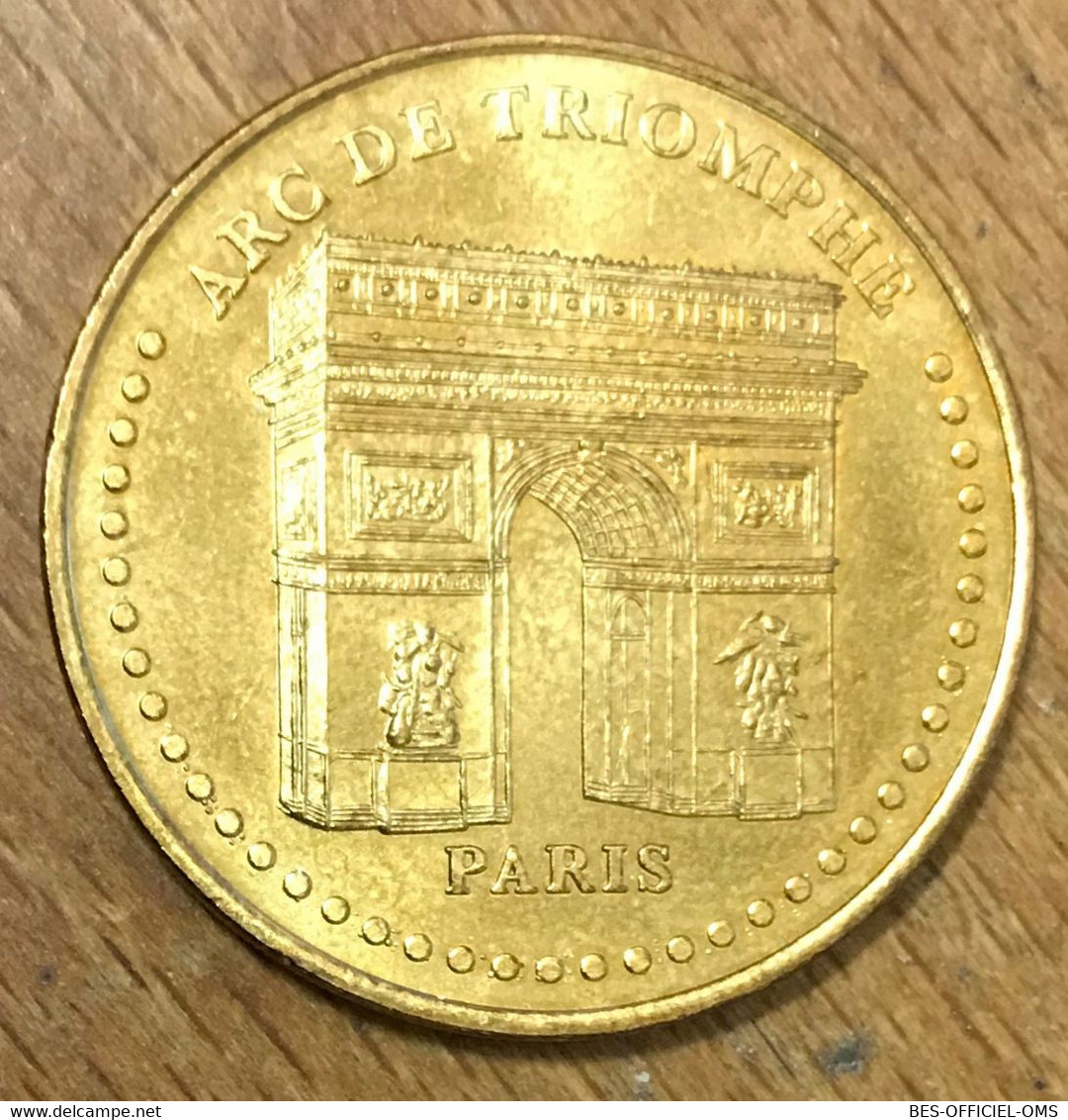 75008 PARIS ARC DE TRIOMPHE MDP 2007 MÉDAILLE SOUVENIR MONNAIE DE PARIS JETON TOURISTIQUE MEDALS COINS TOKENS - 2007