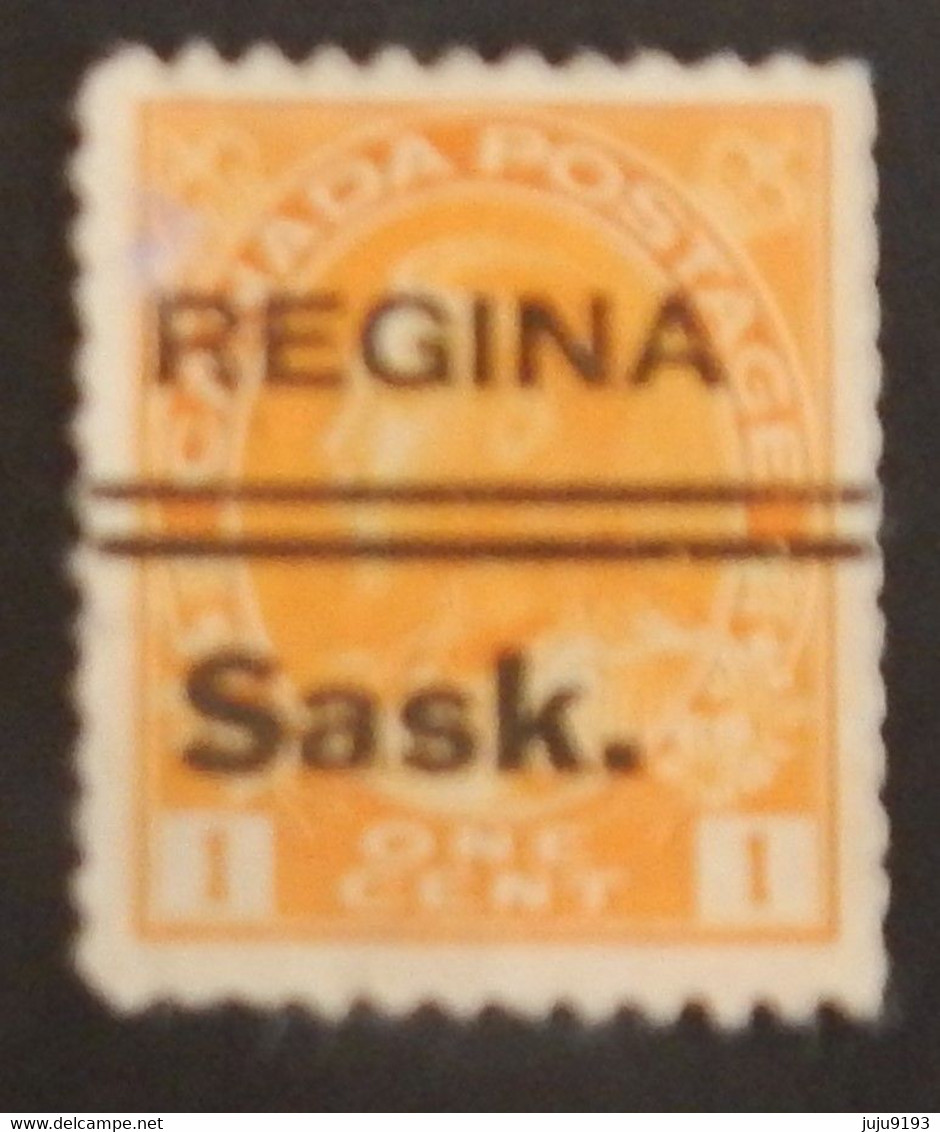 CANADA PREO  YT 108 NEUF(*)  "GEORGE V" ANNÉES 1918/1925 - Precancels