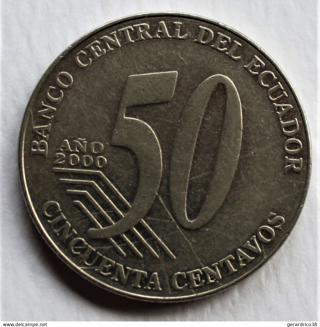EQUATEUR - EQUATOR - 50 CENTAVOS 2000  - ELOY ALFARO. - Ecuador