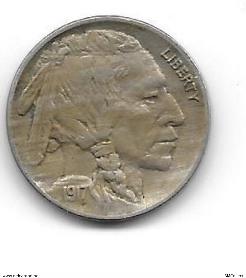 Etats Unis, Five Cents 1917 - (741) - 1913-1938: Buffalo