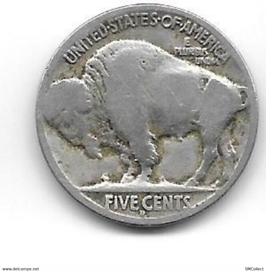 Etats Unis, Five Cents 1917 D - (754) - 1913-1938: Buffalo