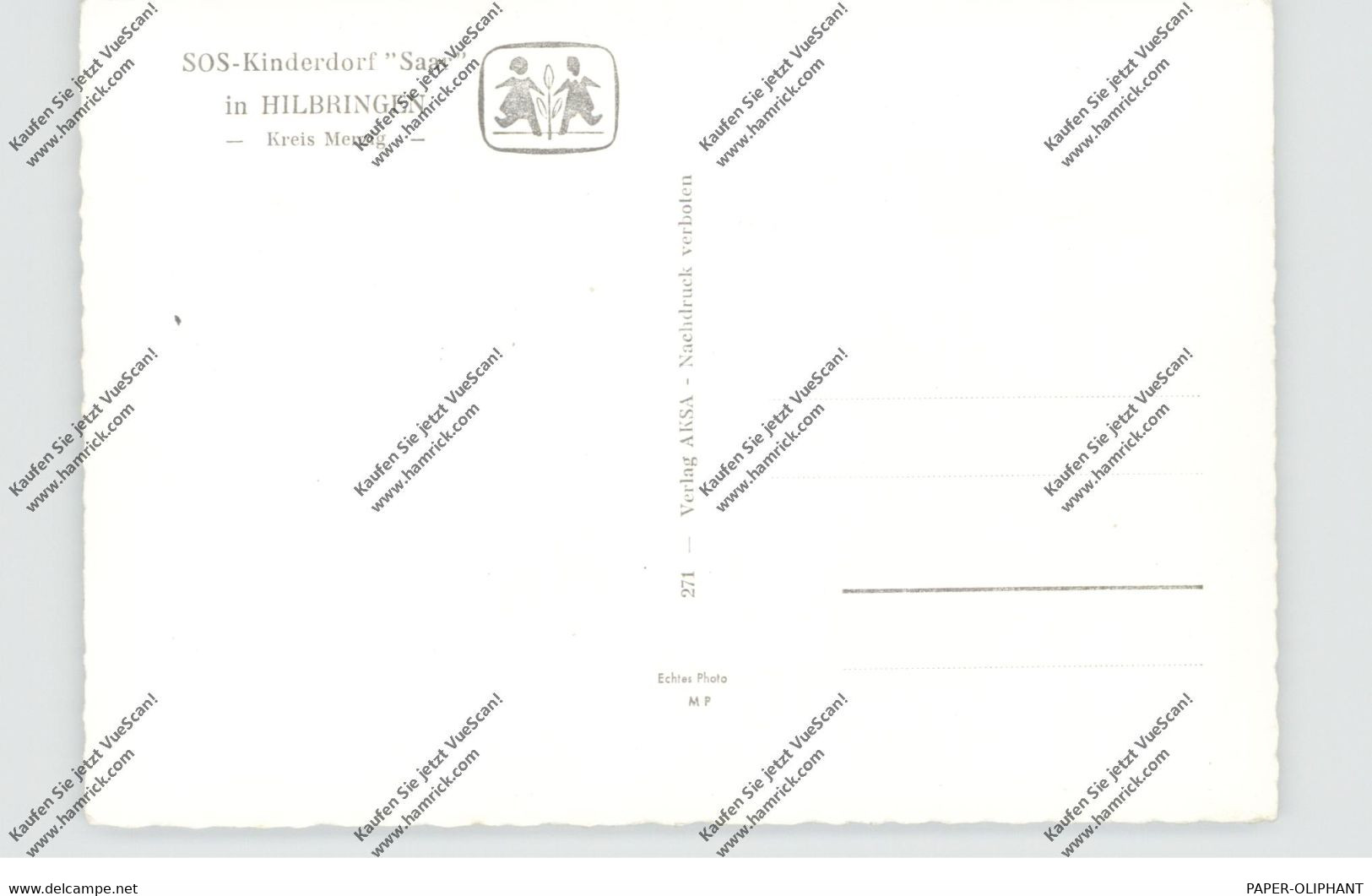 6640 MERZIG - HILBRINGEN, SOS-Kinderdorf - Kreis Merzig-Wadern