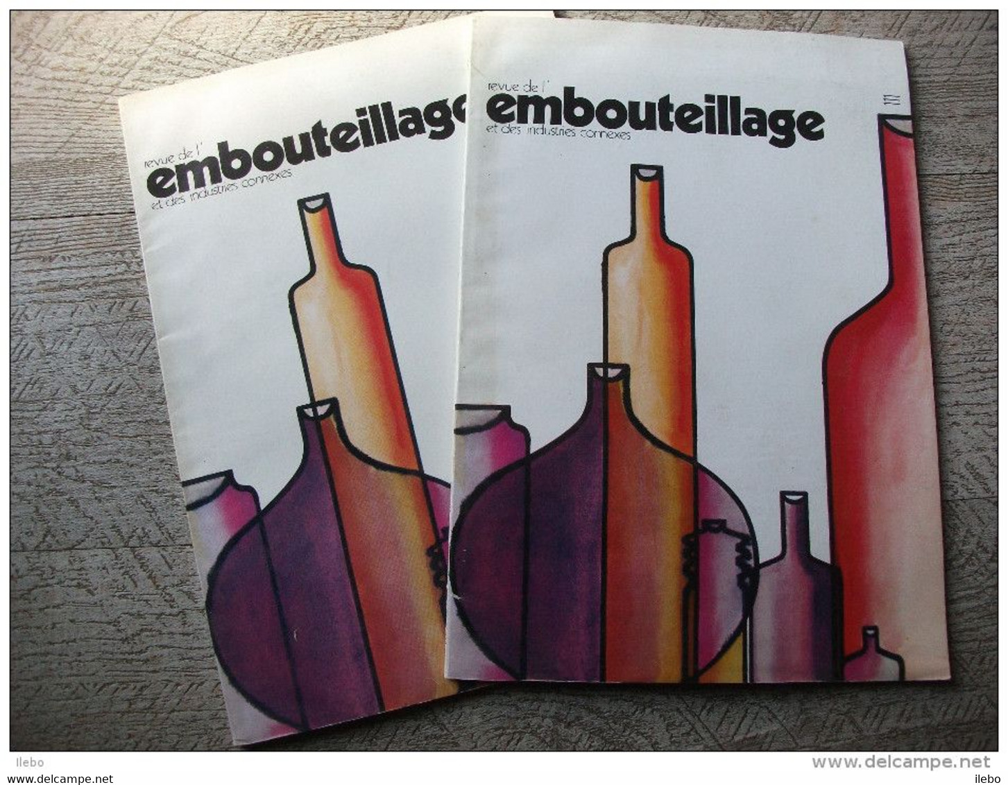 Lot 2 Revues De L' Embouteillage Et Des Industries Connexes Emballage Déchets Vins Alcool Publicité Lait - Cooking & Wines