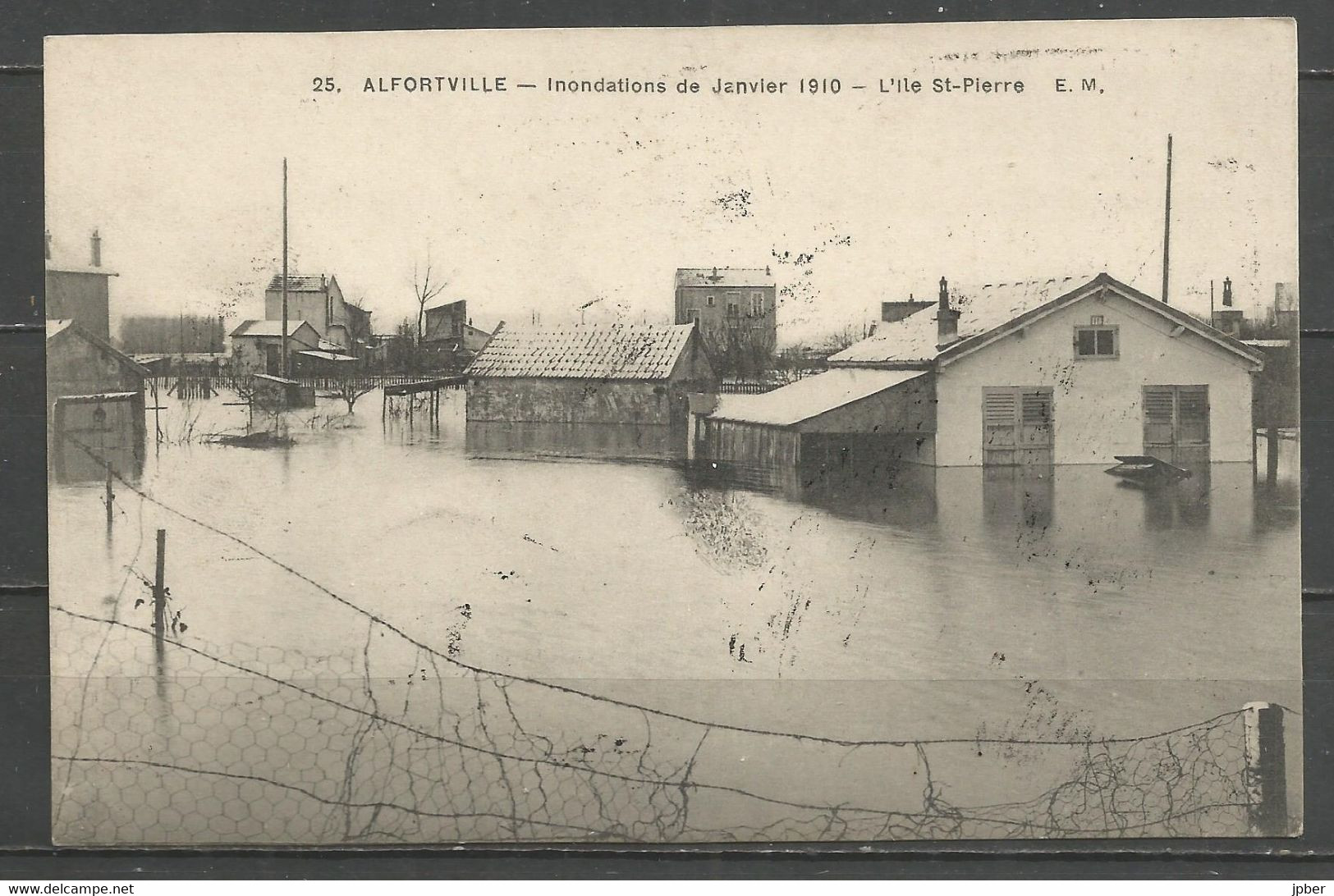 France - 1 CP De ALFORTVILLE - Inondations De Janvier 1910 - Ile St.Pierre - Alfortville