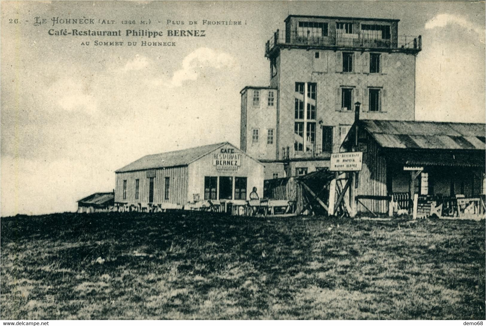 Le Honeck Hôtel Belvédère Bernez Commune De LA BRESSE 3 Cartes Vosges  CPA 88 Vosges  Ed Diverses Weick ND - Altri & Non Classificati