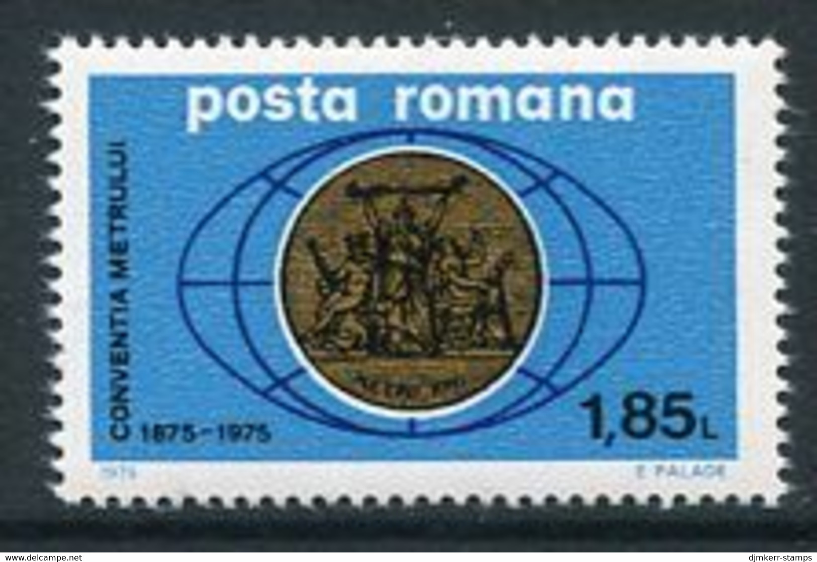 ROMANIA 1975 Centenary Of Meter Convention MNH  / **.  Michel 3263 - Unused Stamps